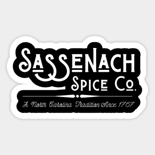 Sassenach Spice Co. Since 1767 Sticker